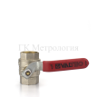 Кран шаровой для подключения датчика температуры VT.247.N.06	 Valtec Dn25 Pn40