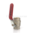 Кран шаровой для подключения датчика температуры VT.247.N.06	 Valtec Dn25 Pn40