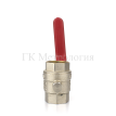 Кран шаровой для подключения датчика температуры VT.247.N.06	 Valtec Dn25 Pn40