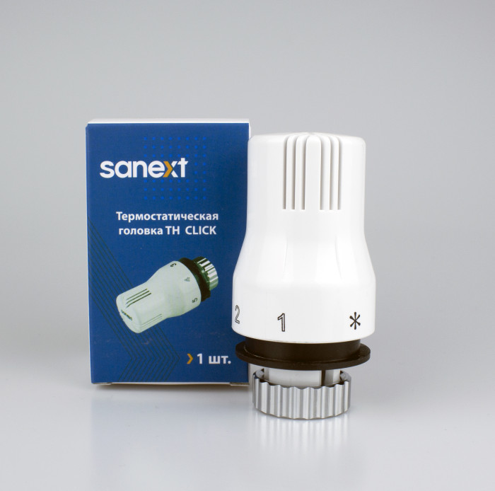 Термостатическая головка М30 x 1.5 SANEXT TH CLICK (6902)