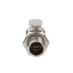 Запорный клапан LV2 прямой Ду15, НР-ВР 1/2" SANEXT (6711)