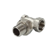 Запорный клапан LV2 угловой Ду15, НР-ВР 1/2" SANEXT (6712)