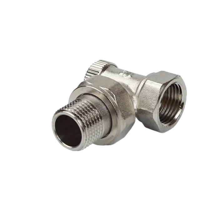 Запорный клапан LV2 угловой Ду15, НР-ВР 1/2" SANEXT (6712)